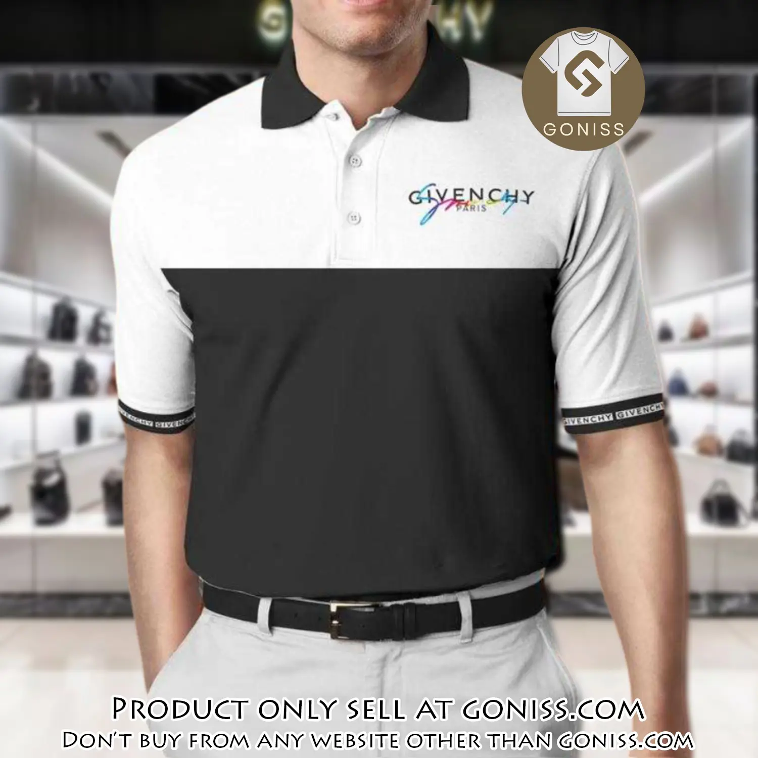 Givenchy premium polo shirt  luxury polo shirt for men pls517 gn0743401